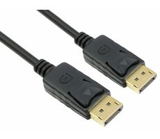 PremiumCord DisplayPort 2.0 prepojovací kábel MM pozlátené konektory 1.5m