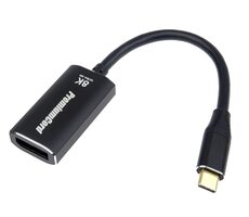 PremiumCord adaptér USB-C na DisplayPort DP1.4 samec-samica 8K @ 60Hz a 4k @ 120Hz 15cm