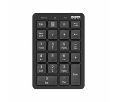 PORT CONNECT Bluetooth Rechargeable Keypad čierna / Bezdrôtová dobíjacia numerická klávesnica 