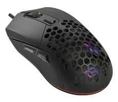 Sandberg FlexCover 6D čierna / Herná myš / optická / 12800 DPI / LED / 6 tlačidiel / USB