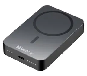 Sandberg Mag Wireless Powerbank čierna / MagSafe / 10000mAh / USB-C / 15W