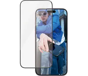 PanzerGlass Tvrdené sklo UWF s aplikátorom pre Apple iPhone 16 PLUS/15 PLUS čierna