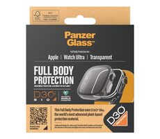 PanzerGlass Tvrdené sklo Full Body D3O pre Apple Watch Ultra/Ultra 2 transparentné