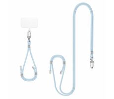 Spigen Universal Set 2 Cross Body Strap + Wrist Strap + ConTag2 mute blue