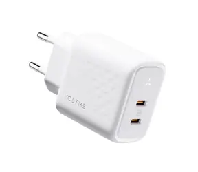 VOLTME Revo 45 Duo CC 45W biela / GaN / 45W / 2x USB-C 