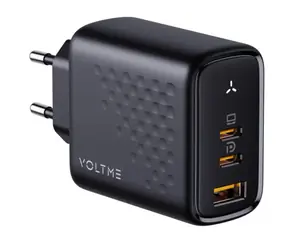 VOLTME Revo 67 CCA 67W čierna / GaN / 67W / 2x USB-C / 1x USB-A 