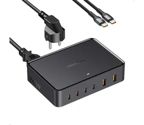 VOLTME Revo 240 PD3.1 4C2A 240W čierna / GaN / 240W / 4X USB-C / 2x USB-A