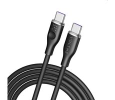 VOLTME Powerlink Moss Series CTC Kábel USB-C(M) 5A/100W 1.8m biela / 2x USB-C(M)