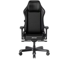 DXRacer MASTER Herná stolička čierna / 129-137 cm / PU koža / 150 kg / 4D-Područky