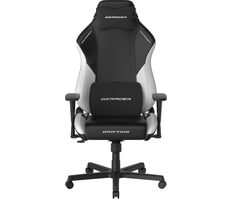 DXRacer DRIFTING Herná stolička čierno-biela / 122-132 cm / syntetická koža / 125 kg / 3D-Područky