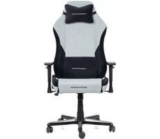 DXRacer DRIFTING Herná stolička šedo-čierna látková / 122-132 cm / látka / 125 kg / 3D-Područky
