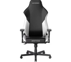 DXRacer DRIFTING XL Herná stolička čierno-biela / 130-140 cm / syntetická koža / 125 kg / 3D-Područky