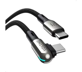 VOLTME Powerlink Stark Series CTC Kábel USB-C(M) 3A/60W 1.2m čierna / 2x USB-C(M)