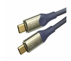 VOLTME Powerlink Utron Series CTC Kábel USB-C(M) 5A/240W 1.2m modrá / 2x USB-C(M)