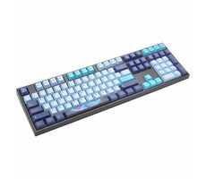 Varmilo VEA108 Aurora modrá / Mechanická herná klávesnica / Cherry MX Brown / LED osvetlenie / USB-C 