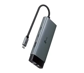 TP-LINK UH9120C USB-C Hub 6v1 sivá