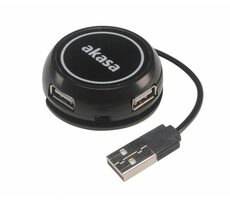 Akasa USB hub 2.0 Connect4C 4-IN-1 / 4X USB-A 2.0