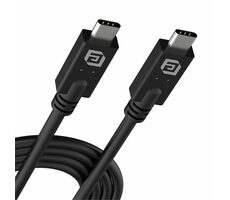 Akasa USB-C(M) - USB-C(M) 1m čierna/USB4/40Gbps/240W/PD 3.0