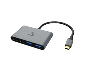 Akasa USB Hub / 2X USB-A 3.2 Gen 2 / 2x USB-C 3.2 Gen2 / PD 100W 