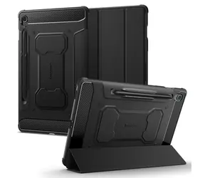 Rozbalené - Spigen Rugged Armor Pre ochranné puzdro pre Samsung Galaxy Tab S9 FE 2023 čierna / rozbalené