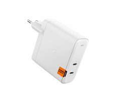 Spigen ArcStation Pro GaN 140W biela / Nabíjačka / 2x USB-C 