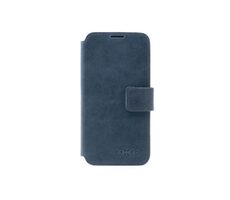 FIXED Kožené puzdro typu kniha ProFit pre Samsung Galaxy S25+ modré