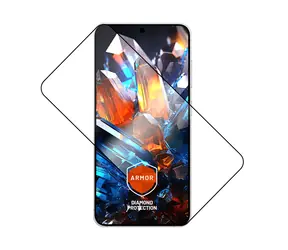 FIXED Ultra odolné tvrdené sklo Armor s Anti-dust aplikátorom a AR vrstvou pre Samsung Galaxy S25 čierne
