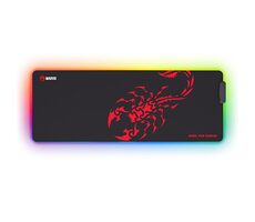 Marvo SCORP XL čierna / herná podložka pod myš / 800 x 300 x 4 mm