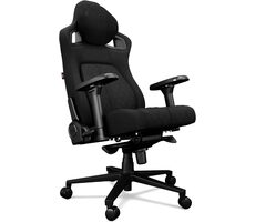 Yumisu 2050 Magnetic Material čierna / Herná stolička / látka / nastaviteľné / pojazdné kolieska / nosnosť 150 kg