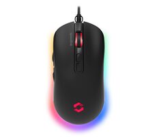 TAUROX Gaming Mouse čierna / herná drôtová myš / optická / 7200 DPI / 5 tlačidiel / USB-A / 1.8m