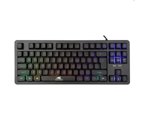 Baracuda KRILL Herná membránová klávesnica / US layout / 1.5m / RGB / USB / Antighosting 19 kláves / čierna