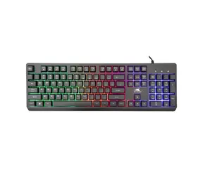 Baracuda STARFISH Herná membránová klávesnica / US layout / 1.5m / RGB / USB / Antighosting 19 kláves