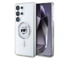 Karl Lagerfeld IML Chúpette Head MagSafe Zadný Kryt pre Samsung Galaxy S25 Ultra číra