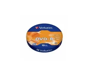 Verbatim DVD R 4.7 GB 16x 10-spindl RETAIL / 120min 