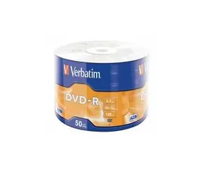 Verbatim DVD- R 4.7GB 16x 50.Spindl RETAIL / 120min