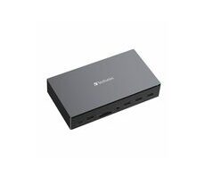 Verbatim CDS-17 USB-C Pro Docking station / 17 portov / USB-A / USB-C / HDMI / DP / Audio / SD+microSD / RJ45