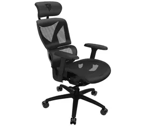 ThunderX3 XTC-Mesh čierna / Ergonomická stolička / nastaviteľná / sieťovaná / pojazdové kolieska / nosnosť 150 kg