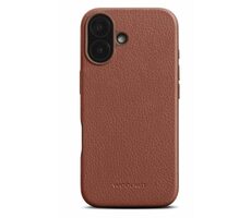 Woolnut Leather Case ochranný kryt pre Apple iPhone 16 hnedá 