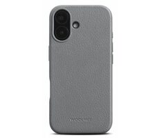 Woolnut Leather Case ochranný kryt pre Apple iPhone 16 sivá