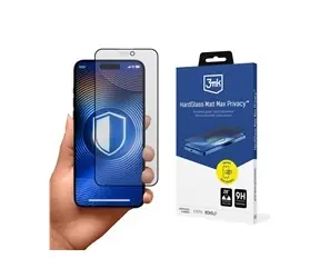 3mk Hardglass Matt Max Privacy ochranné sklo pre Apple iPhone 15/16