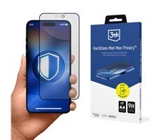 3mk Hardglass Matt Max Privacy ochranné sklo pre Apple iPhone 16 Pro