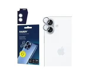 3mk Hardy Lens Protection Pre sklá na fotoaparát pre Apple iPhone 16/16 PLUS Silver