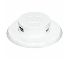 Solight DC63-PD24 USB A+C 24W PD výsuvná nabíjačka biela