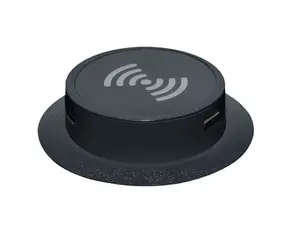 Solight DC64BW-PD20 Bezdrôtová 15W + USB A + C 20W PD výsuvná nabíjačka čierna
