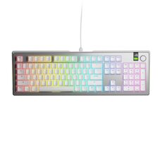 Glorious GMMK 3 Pre 100% - Fox Linear ANSI strieborná / herná 100% / USB-C / ANSI (US) layout / Fox Linear / RGB / 1.4m