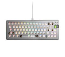 Glorious GMMK 3 Pre 65% barebone ANSI strieborná / herná 65% TKL / USB-C / bez spínačov / ANSI layout / RGB / 1.4m