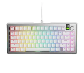 Glorious GMMK 3 Pre 75% - Fox Linear ANSI strieborná / herná 75% TKL / USB-C / ANSI (US) layout / Fox Linear / RGB / 1.4m