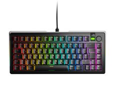 Glorious GMMK 3 Pre 75% - Fox Linear (ISO DE) čierna / herná 75% TKL / USB-C / ISO (DE) layout / Fox Linear / RGB / 1.4m
