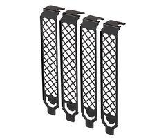 Silverstone SST-Aeroslots-2B čierna / ventilovaný kryt pre slot PCIe / 4ks