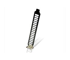 Silverstone SST-Aeroslots-BP čierna / ventilovaný kryt pre slot PCIe / 4ks